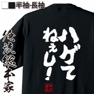 俺流 魂心Tシャツ【ハゲてねぇし！】漢字 文字 メッセージtシャツおもしろ雑貨 ハゲ　河童　坊主　ボーズ　短髪　髪型