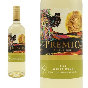【555均】プレミオ サンタ カロリーナ 2022 D.O セントラル ヴァレー 白 辛口ワイン