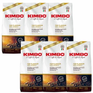 【送料無料】【1kg×6袋】【ケース買い特価】【1袋あたり3,467円】KIMBO（キンボ） トップフレーバー 1kg（1,000g）×6袋