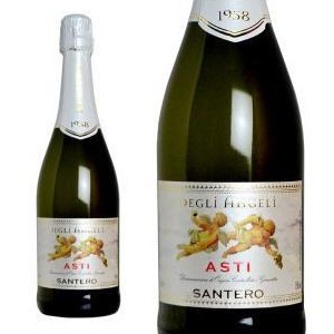 天使のアスティ  スプマンテ  サンテロ  750ml  （イタリア  スパークリングワイン  白  甘口）  家飲み  巣ごもり  応援