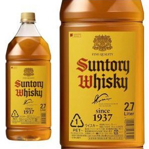 【大容量 ペットボトル】【正規品 2700ml】サントリー ウイスキー 新角瓶 正規品 ブレンデッド ジャパニーズ ウイスキー 40％ 新 角瓶 ハ