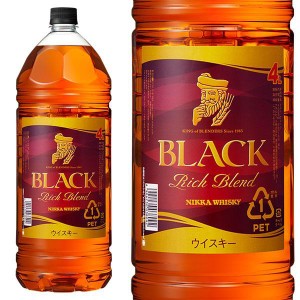 【4000ml】ブラックニッカ リッチ ブレンド ニッカウイスキー ブレンデット ウイスキー 正規品 4000ml 40％ ハードリカー 4L 4L 大容量