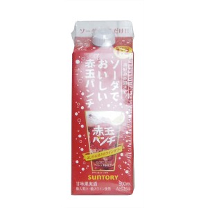 ワイン 赤ワイン サントリー ソーダでおいしい赤玉パンチ 500ml 紙パック 