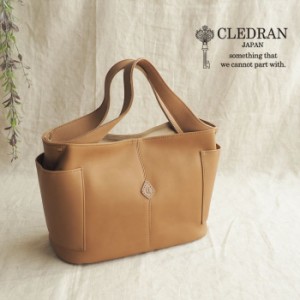 CLEDRAN クレドラン 曲線美しいレザートートバッグ / やわらかレザーでくったりとした表情 大容量のレザートート MELO TOTE レディース 