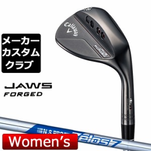 【メーカーカスタム】Callaway(キャロウェイ) JAWS FORGED 2023 ウェッジ 右用 チャコールブラック レディース スペック N.S.PRO Zelos 7