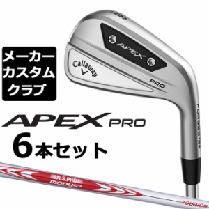 【メーカーカスタム】キャロウェイ APEX PRO 2023 右用 アイアン 6本セット(#5-P) N.S.PRO MODUS3 TOUR 105 スチールシャフト 日本正規品