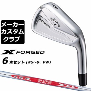 【メーカーカスタム】キャロウェイ X FORGED 2024 右用 アイアン 6本セット (＃5-PW) N.S.PRO MODUS3 TOUR 120 スチールシャフト 日本正