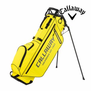 キャロウェイ アスレ Athle スタンド キャディバッグ 23 JM イエロー メンズ 9.0型 4分割 ゴルフ Callaway 2023年モデル