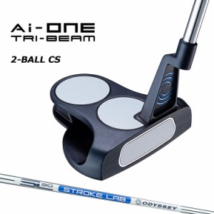 オデッセイ Ai-ONE TRI-BEAM パター 右用 STROKE LAB 90 スチールシャフト 2-BALL CS 日本正規品 Odessey エーアイワン トライビーム