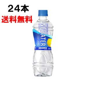 アクエリアス NEWATER 500ml 24本 (24本×1ケース) PET スポーツ飲料 スポーツドリンク アクエリ 熱中症対策 水分補給 送料無料