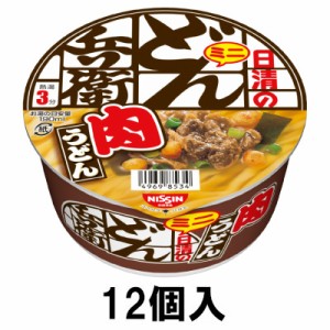 日清食品 どん兵衛 肉うどん ミニ 40g （12個）