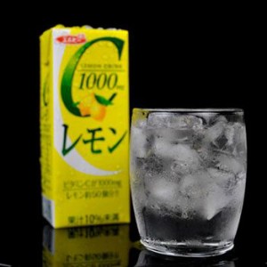 (紙パック ジュース) Cレモンスリム２００mlX１２本入り（ソフトドリンク・清涼飲料水）