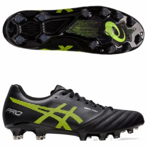 DSライト X-FLY PRO　ブラック×セーフティイエロー　【asics|アシックス】サッカースパイク1101a025-005