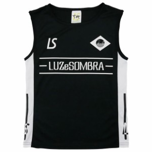 ジュニア LUZ PLAYING ノースリーブシャツ　ブラック　【LUZ e SOMBRA|ルースイソンブラ】サッカーフットサルジュニアウェアーl2221005-b