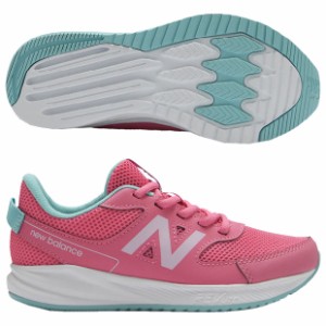 ジュニア YK570 W　ピンク　【NewBalance|ニューバランス】ジュニアランニングシューズyk570pc3w