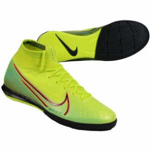 マーキュリアル スーパーフライ 7 エリート MDS IC レモンヴェノム×ブラック 【NIKE|ナイキ】サッカーフットサルトレーニングシューズ