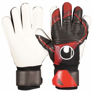 パワーライン ソフト プロ　ブラック×レッド　【Uhlsport|ウールシュポルト】サッカーフットサルゴールキーパーグローブ1011311-01