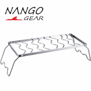 クッカースタンド 高さ2段階調整可能 Standard NANGOGEAR ストーブスタンド トリプル 450mm  キャンプ アウトドア 五徳 ゴトク シングル