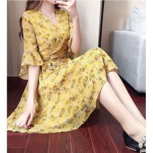 イエロー ワンピース 韓国の通販 Au Pay マーケット