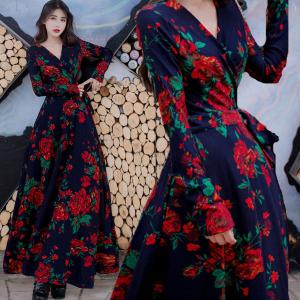 韓国 ワンピース レディース バラの通販 Au Pay マーケット