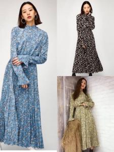 ボタニカル ワンピース 長袖の通販 Au Pay マーケット