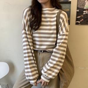ボーダー 長袖 Tシャツ