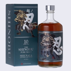 ジャパニーズウイスキー 【越ノ忍 ピュアモルト 10年】700ml  父の日 新潟 ギフト プレゼント ヴィンテージウィスキー 父 上司 内祝