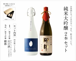 【お中元】日本酒 飲み比べ　お歳暮　退職祝い ギフト プレゼント 720ml×2本 コシヒカリ純米大吟醸 今代司酒造×純米大吟醸 柳都 高野酒