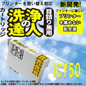 洗浄の達人　　エプソンプリンター目詰まり　EPSON IC50シリーズ　IC6CL50 　ヘッドクリーニング