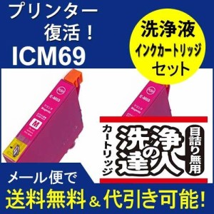 洗浄　達人　エプソン　ＥＰＳＯＮ　互換インクとヘッドクリーニング洗浄カートリッジ　 IC4C