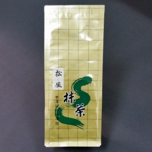 抹茶 粉末 パウダー 碾茶 茶葉【京都宇治山政小山園の抹茶】 抹茶 松風100ｇ袋入り（薄茶）【メール便送料無料】