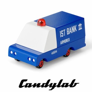 ニューヨーク・ブルックリン発 Candylab(キャンディラボ) Armored Van CND F201 トイカー 子供 木製 アメ車 自動車 アメリカ おうち遊び 