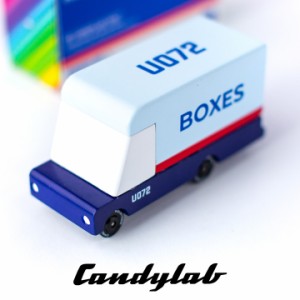 ニューヨーク・ブルックリン発 Candylab(キャンディラボ) Mail Van CND U072 トイカー ミニカー 郵便配達 メール 手紙 子供 木製 アメ車 