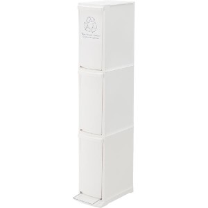 [日本製] ゴミ箱 ダストボックス 3段 LFS-933 ごみ箱 10Lx3 30L ダスト ボックス ゴミ ごみ 分別 隙間 おしゃれ キッチン 冷蔵庫横 収納