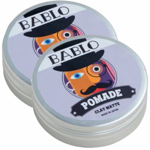 2個セット バブロ ポマード BABLO POMADE クレイマット 130g ツヤなし マット メンズ 整髪料