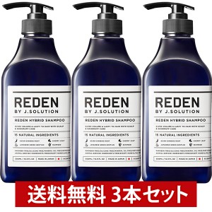 3本セット REDEN リデン ハイブリッド シャンプー ウッディームスクの香り 500ml 正規品 メンズ