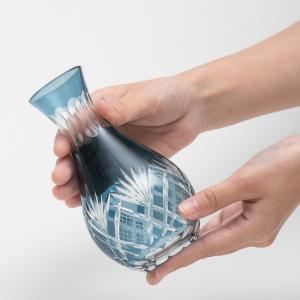 切子 徳利 松剣 290cc 1合半 青藍 食洗機対の通販はau Pay マーケット 曲げわっぱと漆器 みよし漆器本舗 商品ロットナンバー