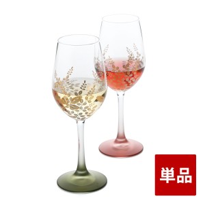 紀州塗り ぬりもん de Verre ワイングラス 蒔絵 萩 単品 グリーン レッド ガラス デ ヴェール 日本製 国産