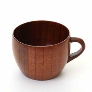 マグカップ 天然木製 大和型 コーヒーカップ 漆塗り 木目 コップ 軽い 割れにくい 軽量 軽い k_name