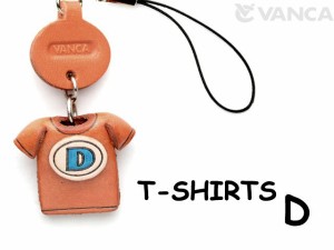 Tシャツ D （青） 携帯ストラップレザー 本革 VANCA/バンカクラフト革物語 40634