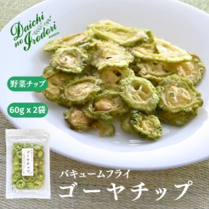 博屋 ゴーヤチップ 60g x 2袋 乾燥野菜 野菜チップス ゴーヤチップス 乾燥 ゴーヤ チップス ドライ 送料無料 チャック袋