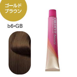 [ ゴールドブラウン b6-GB ] ミルボン オルディーブ ボーテ 80g ヘアカラー 白髪染め 女性用 カラーリング