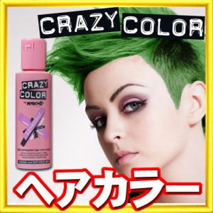 [ エメラルドグリーン  ] クレイジーカラー ヘアマニキュア ヘアカラー カラーリング 女性用