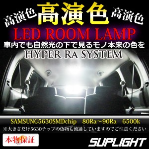 【高演色】エクストレイル T32 LEDルームランプ 125連相当 ホワイト(無極性)