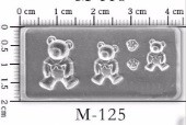 ３Dネイル用モールド　クマ（M-125）