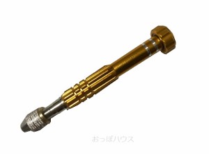 ピンバイス ドリル4本セット レジン 穴あけ ハンドメイド 工具 材料 パーツ ゴールド（金色）