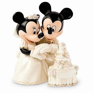 ミッキー ミニー ドリームウエディングケーキ "Minnie's Dream Wedding Cake" Lenox Disney