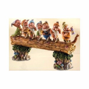 ディズニーフィギュア ジム・ショワ 白雪姫 7人の小人 "SEVEN DWARFS ON FALLEN LOG" JimShore Disney