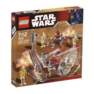 レゴ LEGO スターウォーズ ヘイルファイヤー・ドロイドとスパイダー・ドロイド 7670