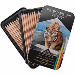 SANFORD Prismacolor プリズマカラー水彩色鉛筆 Watercolor 24色セット カリスマカラー